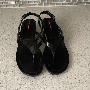 Prada Wedge Sandals